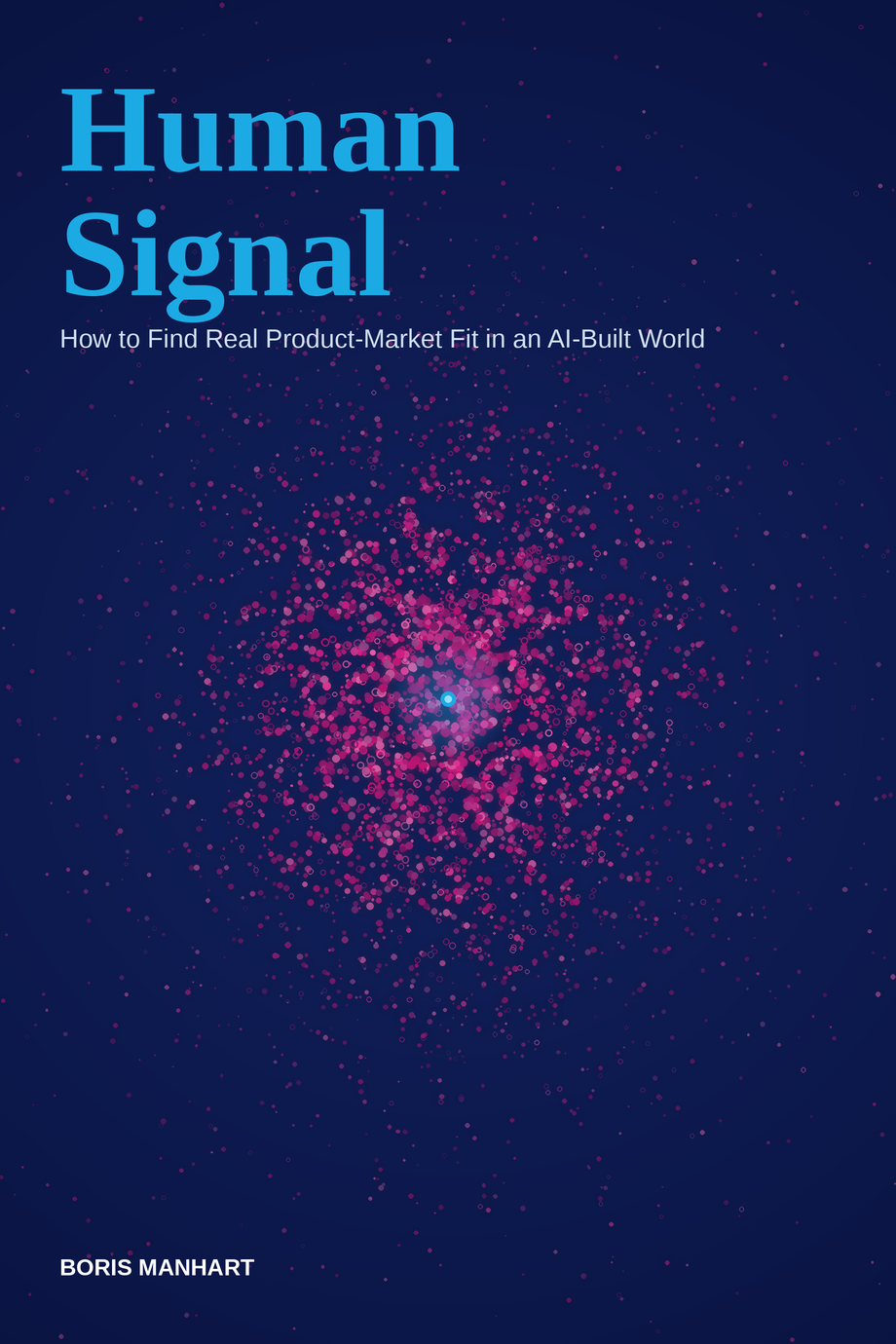 Human Signal — book cover by Boris Manhart